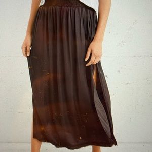 Aerie Shine Midi Skirt